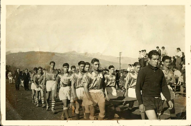 BernardinoMenares,JuanNuñez,JuanUbilla,SamntiagoContreras,LuisJorquera,ManuelArredondoAlfonsoGomez. 2junio1957